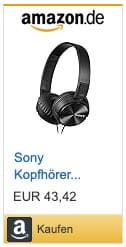 Sony Kopfhörer MDR-ZX110NA